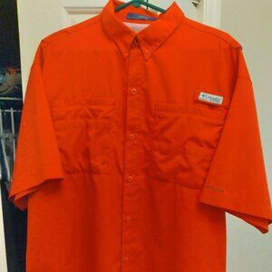 Columbia PFG Fishing Shirt - Red - Size XL - Good condition